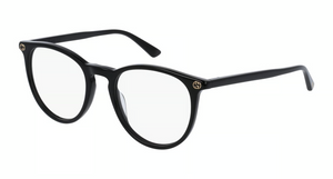 001 - BLack with Clear Lenses