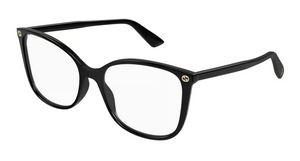001 - Black with Clear Lenses