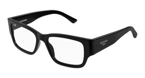 001 - Black with Clear Lenses