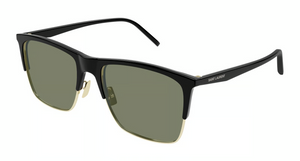 001 - Black With Green Lenses