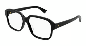 001 - Black with Clear Lenses