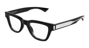 001 - Black with Clear Lenses