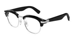001 - Black With Clear Lenses