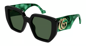 001 - Black with Green Lenses