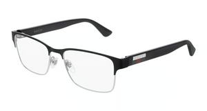 001 - Black With Clear Lenses