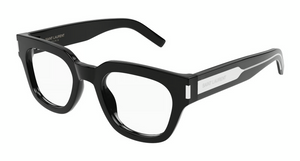 001 - Black with Clear Lenses