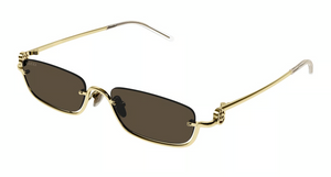 001 - Gold with Brown Lenses