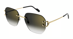 001 - Gold With Grey Lenses