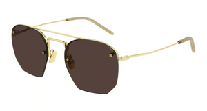001 - Gold with Brown Lenses