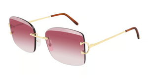 001 - Gold With Red Lenses