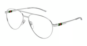 001 - Silver with Clear Lenses