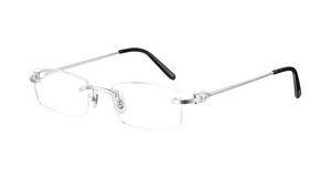 001 - Silver With Clear Lenses