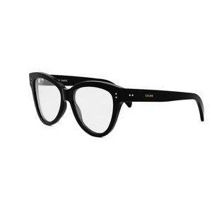 001 - Shiny Black with Clear Lenses