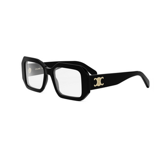 001 - Shiny Black with Clear Lenses
