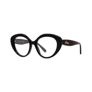 001 - Shiny Black with Clear Lenses
