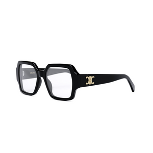 001 - Shiny Black with Clear Lenses