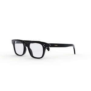 001 - Shiny Black with Clear Lenses
