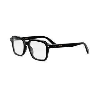 001 - Shiny Black with Clear Lenses