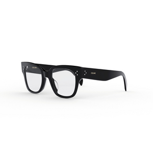 001 - Shiny Black with Clear Lenses