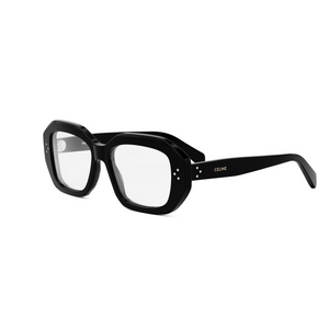 001 - Shiny Black with Clear Lenses