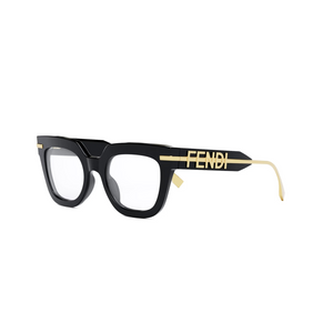 001 - Shiny Black with Clear Lenses