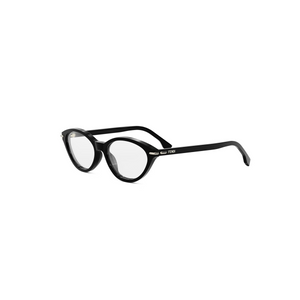 001 - Shiny Black with Clear Lenses
