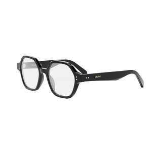 001 - Shiny Black with Clear Lenses