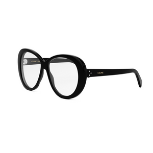 001 - Shiny Black with Clear Lenses
