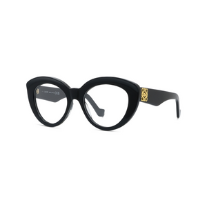 001 - Shiny Solid Black with Clear Lenses