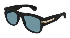 002 - Black with Blue Lenses