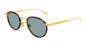 002 - Gold with Blue lenses