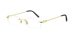 002 - Gold With Clear Lenses
