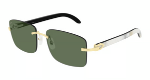 002 - Gold With Green Lenses