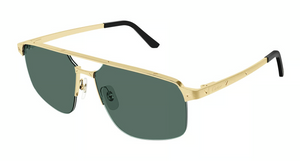 002 - Gold With Green Lenses
