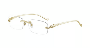 002 - Gold with Clear Lenses