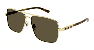 002 - Gold with Brown Lenses