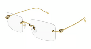 002 - Gold with Clear Lenses