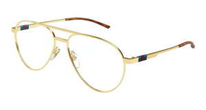 002 - Gold with Clear Lenses