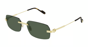 002 - Gold With Green Lenses