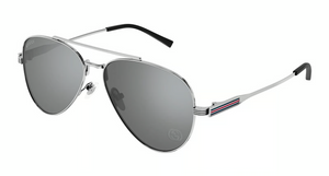 002 - Gunmetal with Silver Lenses