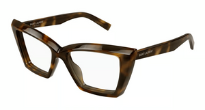 002 - Havana with Clear Lenses