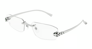 002 - Silver with Clear Lenses