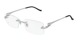002 - Silver with Clear Lenses