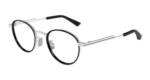 002 - Silver with Clear Lenses