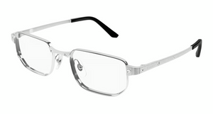 002 - Silver with Clear Lenses