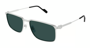 002 - Silver With Green Lenses