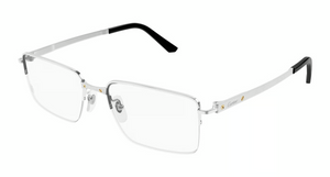 002 - Silver with Clear Lenses