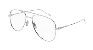 002 - Silver With Clear Lenses