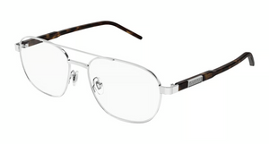 002 - Silver with Clear Lenses