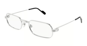 002 - Silver with Clear Lenses